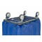 R&B Wire Products Basket Truck, Blue, Steel, Vinyl, 41.5 in L, 30.25 in W, 37 in H, 14 Bushel Volume Capacity 414KDC/BL - alternate 2
